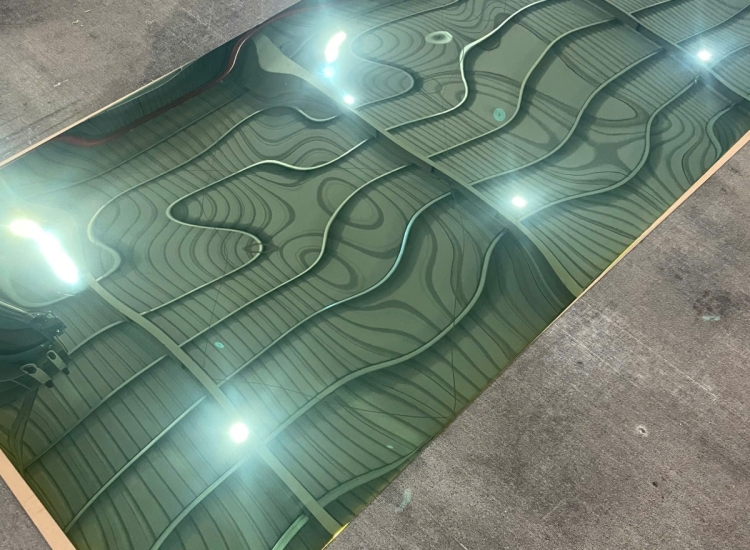 TẤM INOX GƯƠNG BÓNG MÀU XANH NGỌC BÍCH 8K