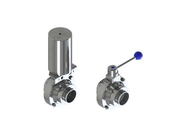 VAN BI INOX VI SINH M&S TAY GẠT KẾT NỐI HÀN |M&S BALL VALVES