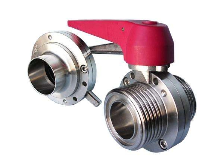 VAN BƯỚM KẾT NỐI CLAMP, VAN BƯỚM 2 ĐẦU CLAMP