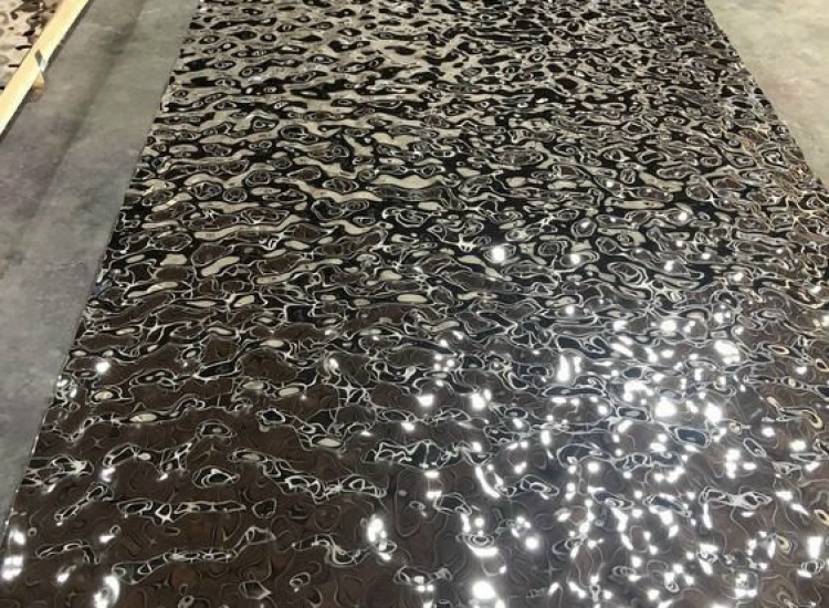 TẤM INOX 3D SÓNG NƯỚC TRẮNG