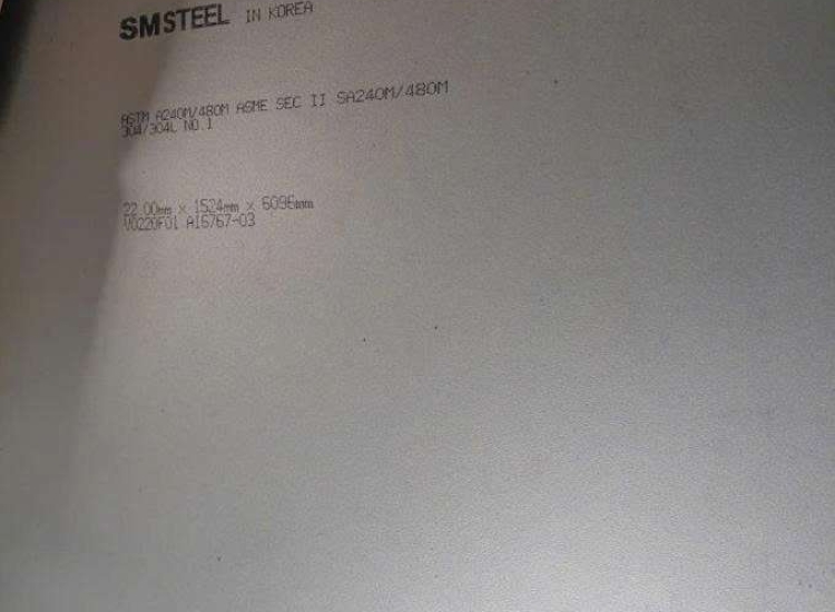 Tấm INOX 304/304L No.1-dày 22MM