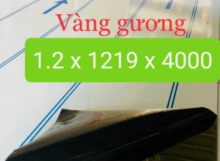 TẤM INOX VÀNG GƯƠNG BÓNG 8K