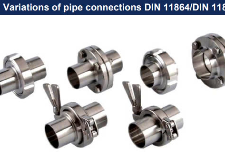 PHỤ KIỆN INOX VI SINH NỐI ỐNG M&S THEO TIÊU CHUẨN DIN 11864/11853|M&S PIPE CONNECTIONS DIN 11864/11853